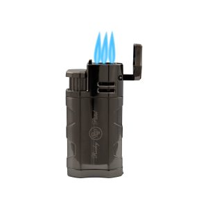 Rocky Patel Hex Triple Flame Lighter Gunmetal