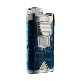 Rocky Patel Statesman Lighter Nickel-Blue Leather