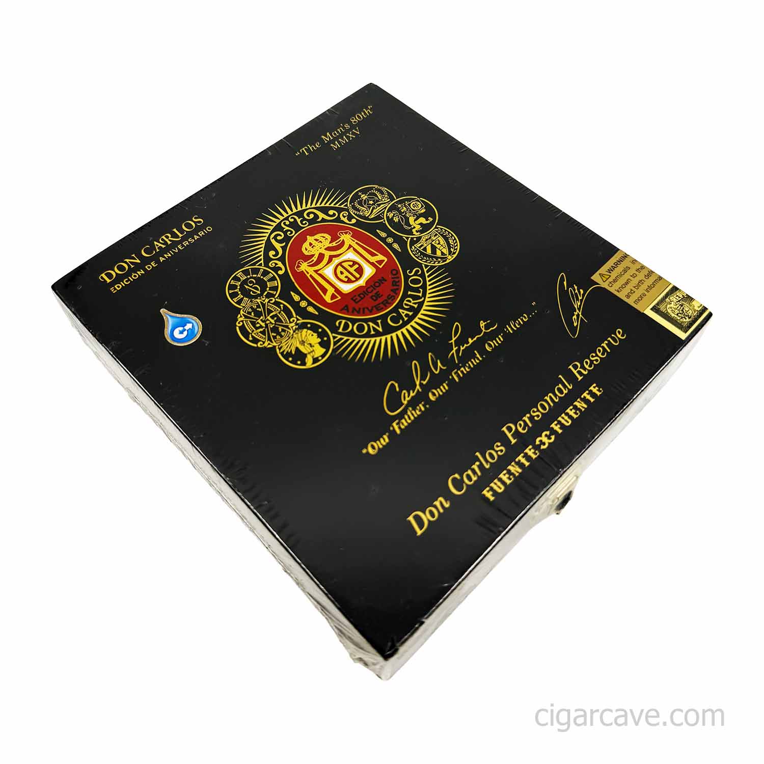 Arturo Fuente Don Carlos Personal Reserve The Man's 80th Robusto 5 Pack Sampler - Image 2