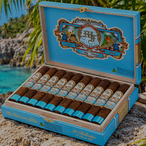 My Father Blue Honduras Robusto Banner Mobile